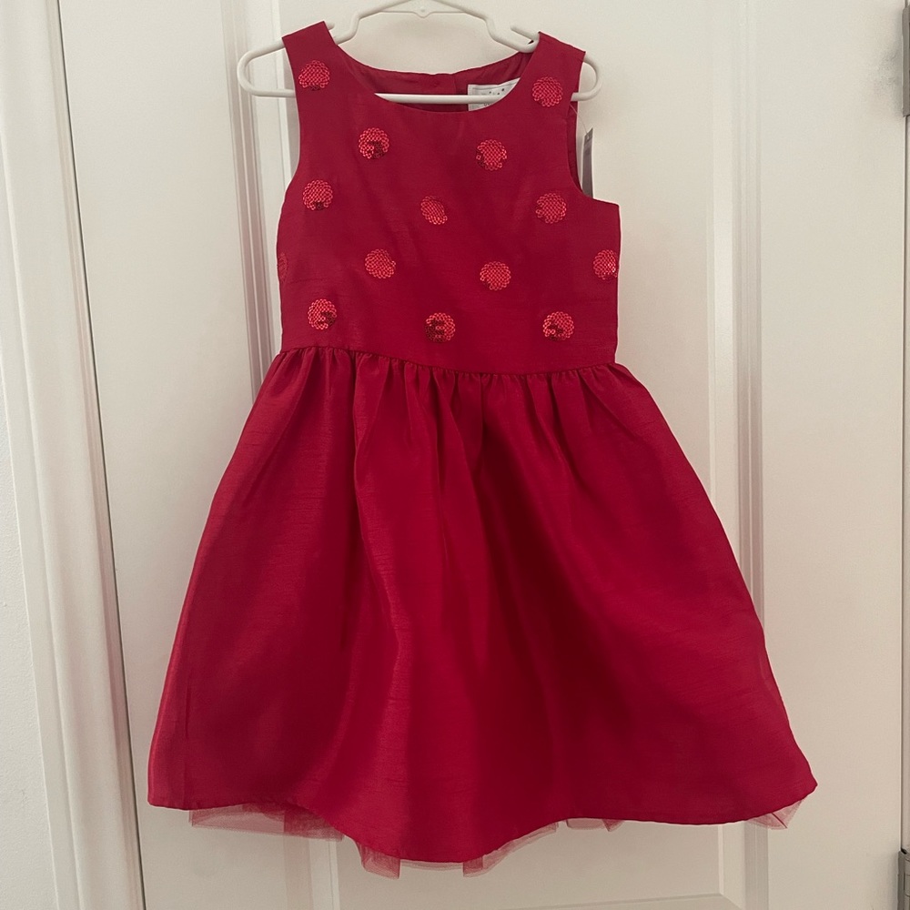 Gymboree Red Holiday Dress Size 5 - New